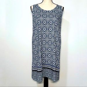 J.Jill sleeveless shift dress with pockets, XSP